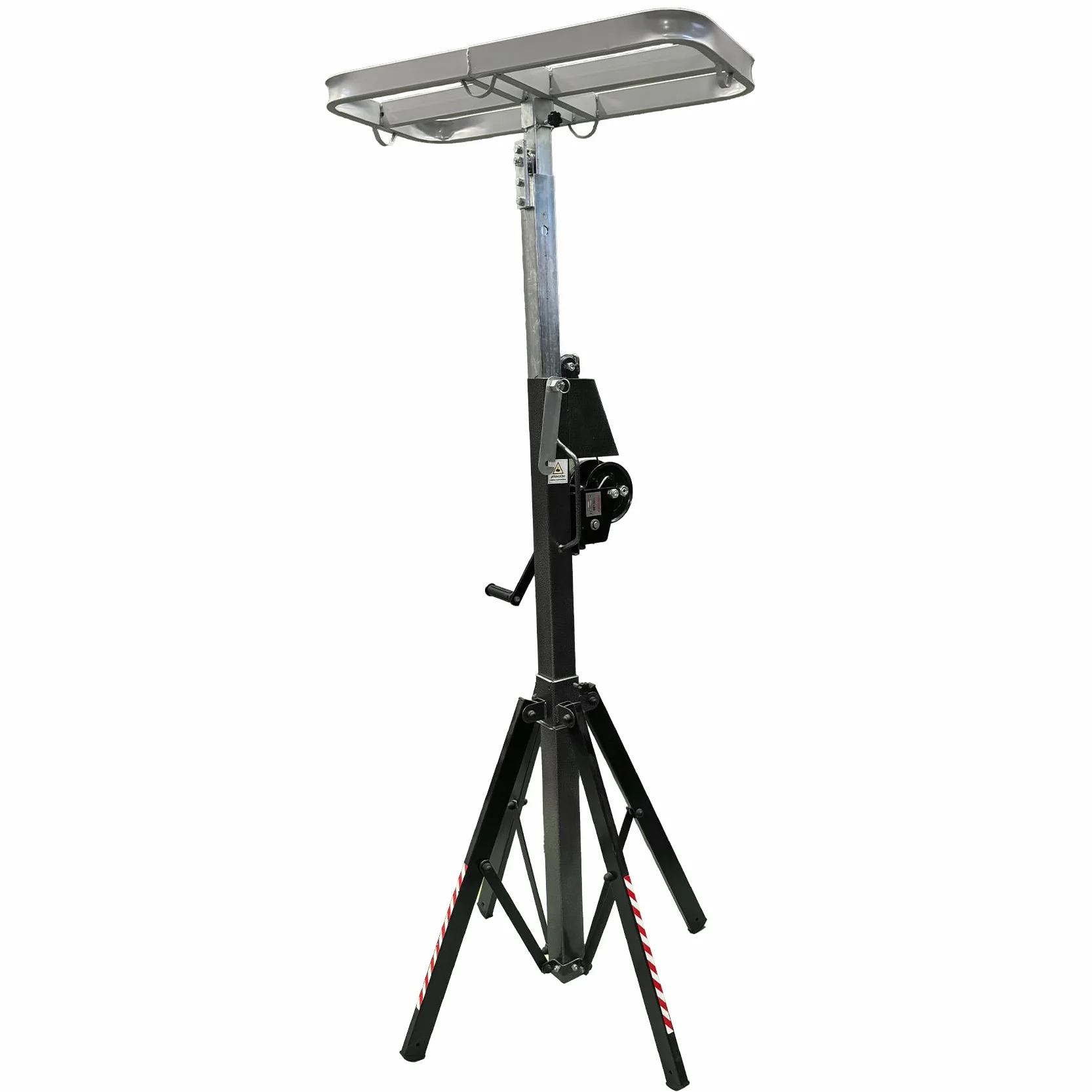 3S SuperSamaStore Elevatore Sollevatore per Installare Unità Esterne di Condizionatori e Moto Condensanti, Cavalletto Telescopico per Sollevare Climatizzatori, Portata Max 130kg, Altezza Max 3.65m