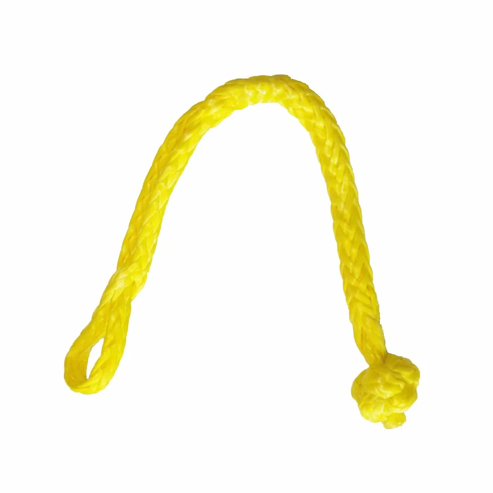 2PC / Set UHMWPE 7/32 "Grillo morbido per argano auto attività all'aperto-colore giallo