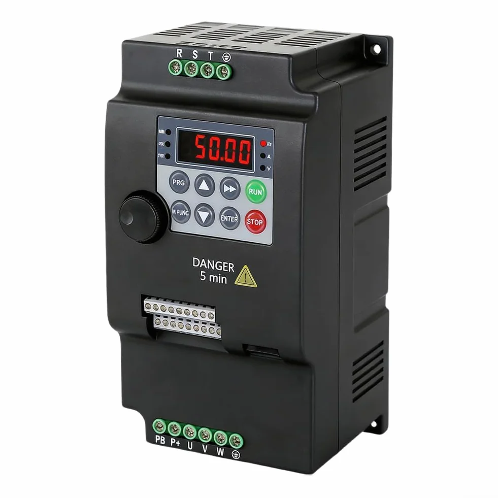 Azionamento a frequenza variabile trifase da 0,75 kW per applicazioni di motori industriali che richiedono una sintonizzazione accurata