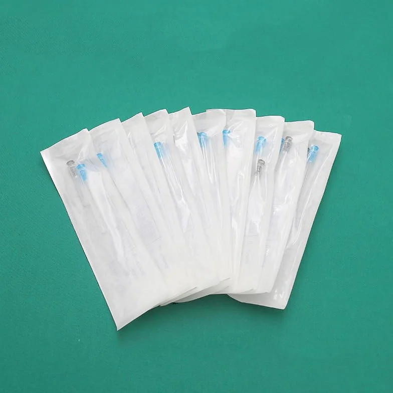 Cannula smussata Viso e corpo Punta smussata Micro cannula Ago, 20 pezzi (25G 50mm)