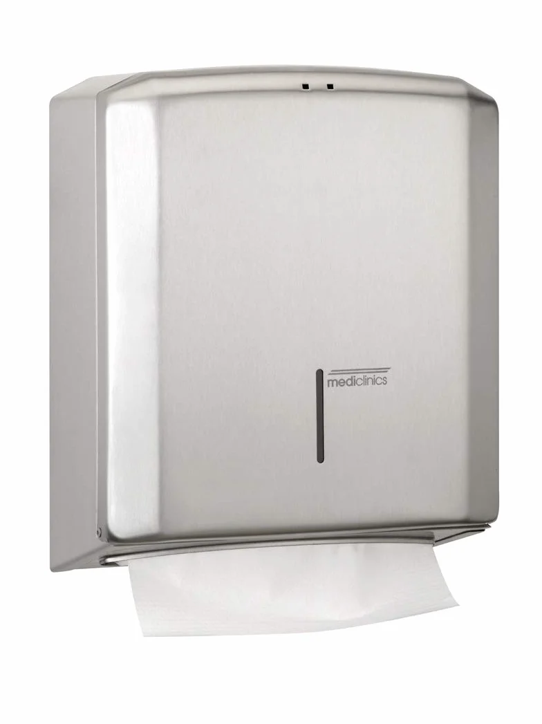 Mediclinics DT210CS Dispenser Carta Piegata, Satinato