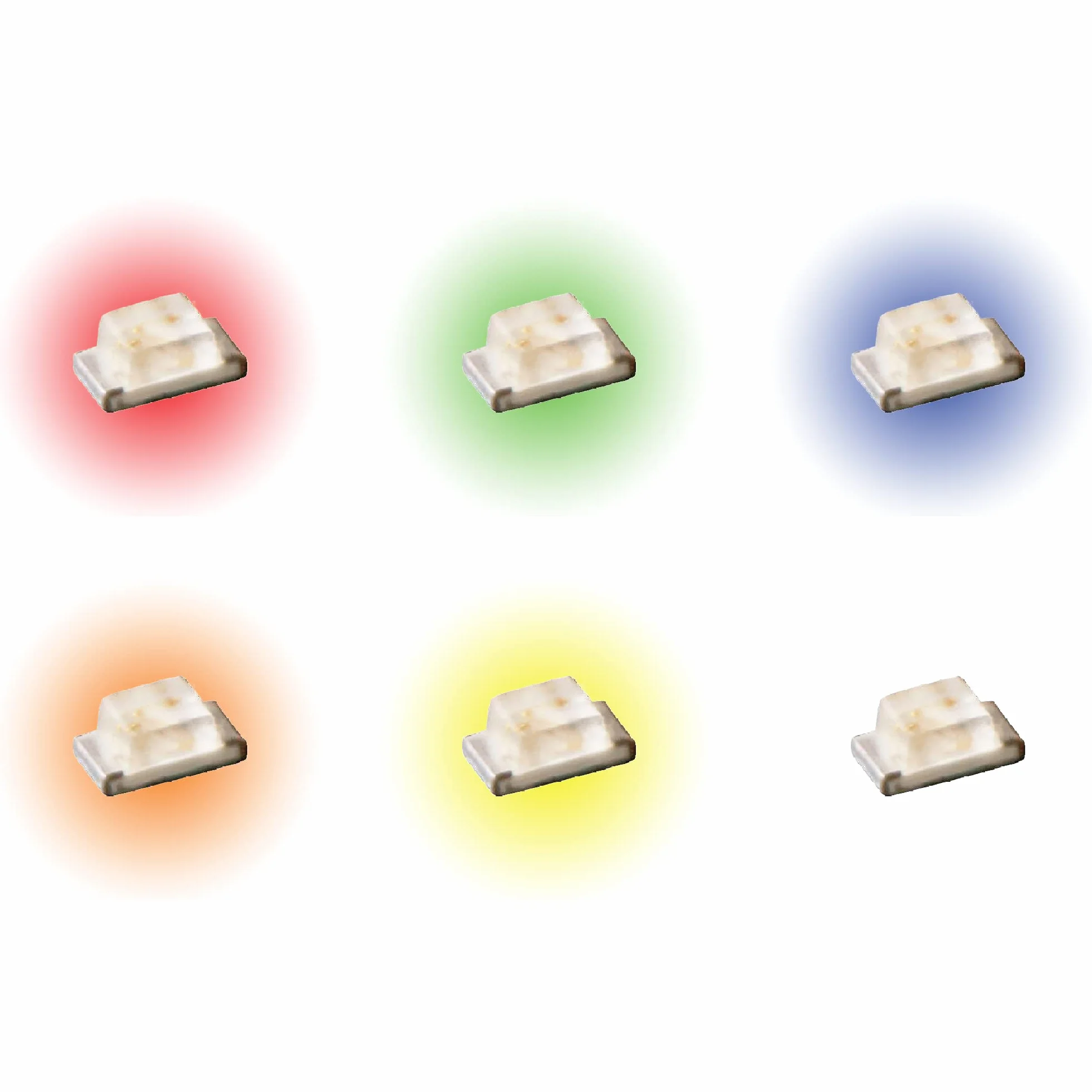 Kit di LED SMD 0402-6 colori - 60 pezzi