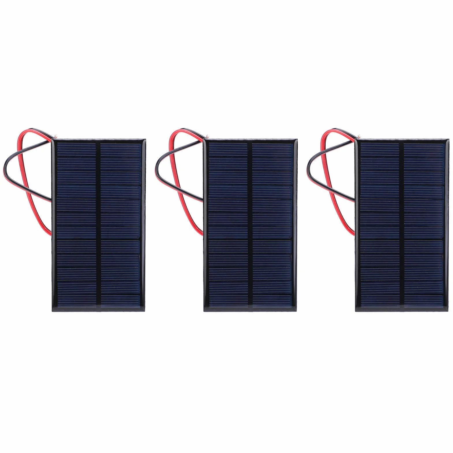 Mini Solar Panel DC 6V Polysilicon Solar Cell Modulo Kit con Cavo 30 cm
