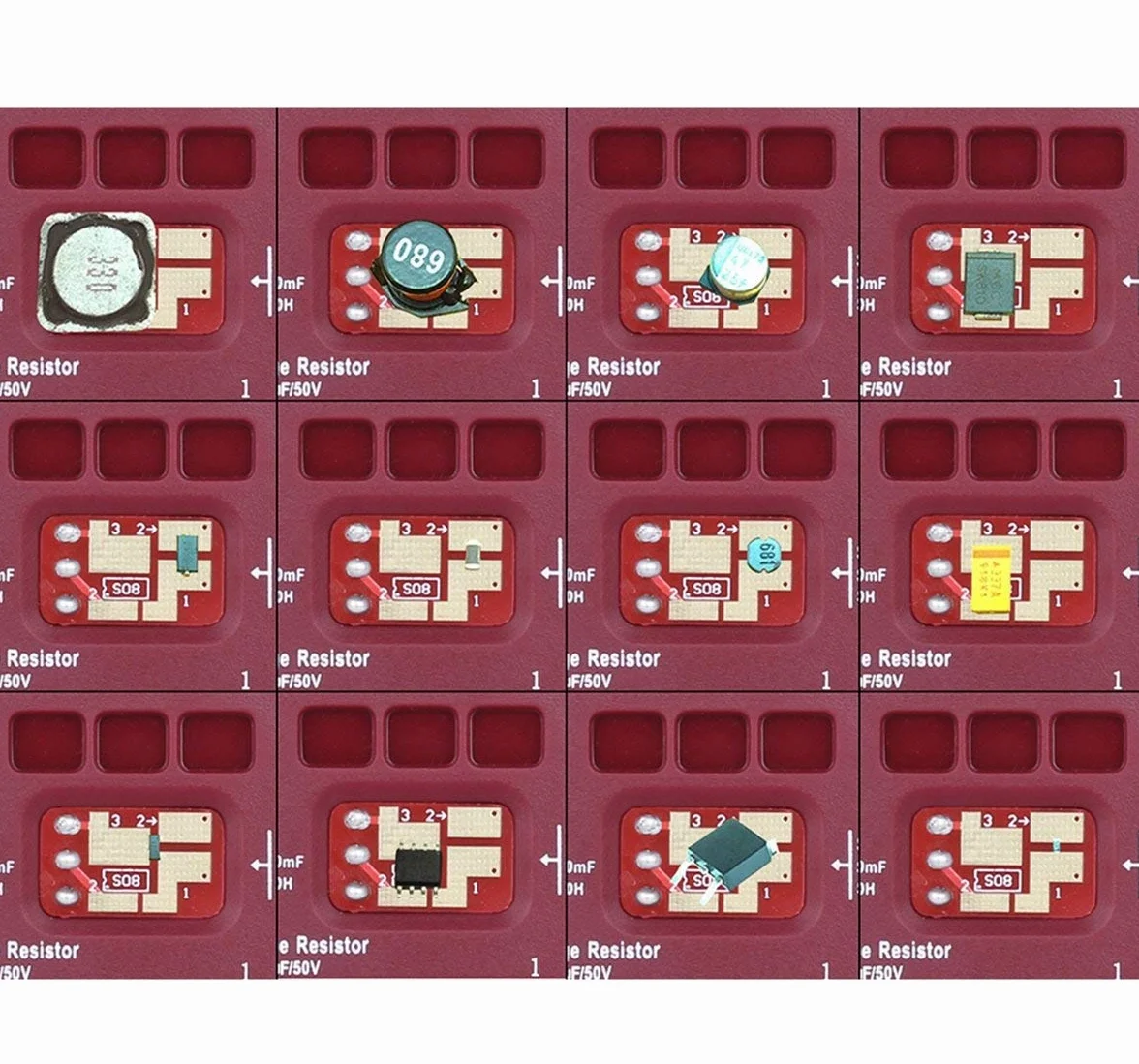 Tester di Transistor Multiuso Tester di resistore di capacità a triodo diodo Mos/PNP/NPN Tester SMD ESR02 PRO