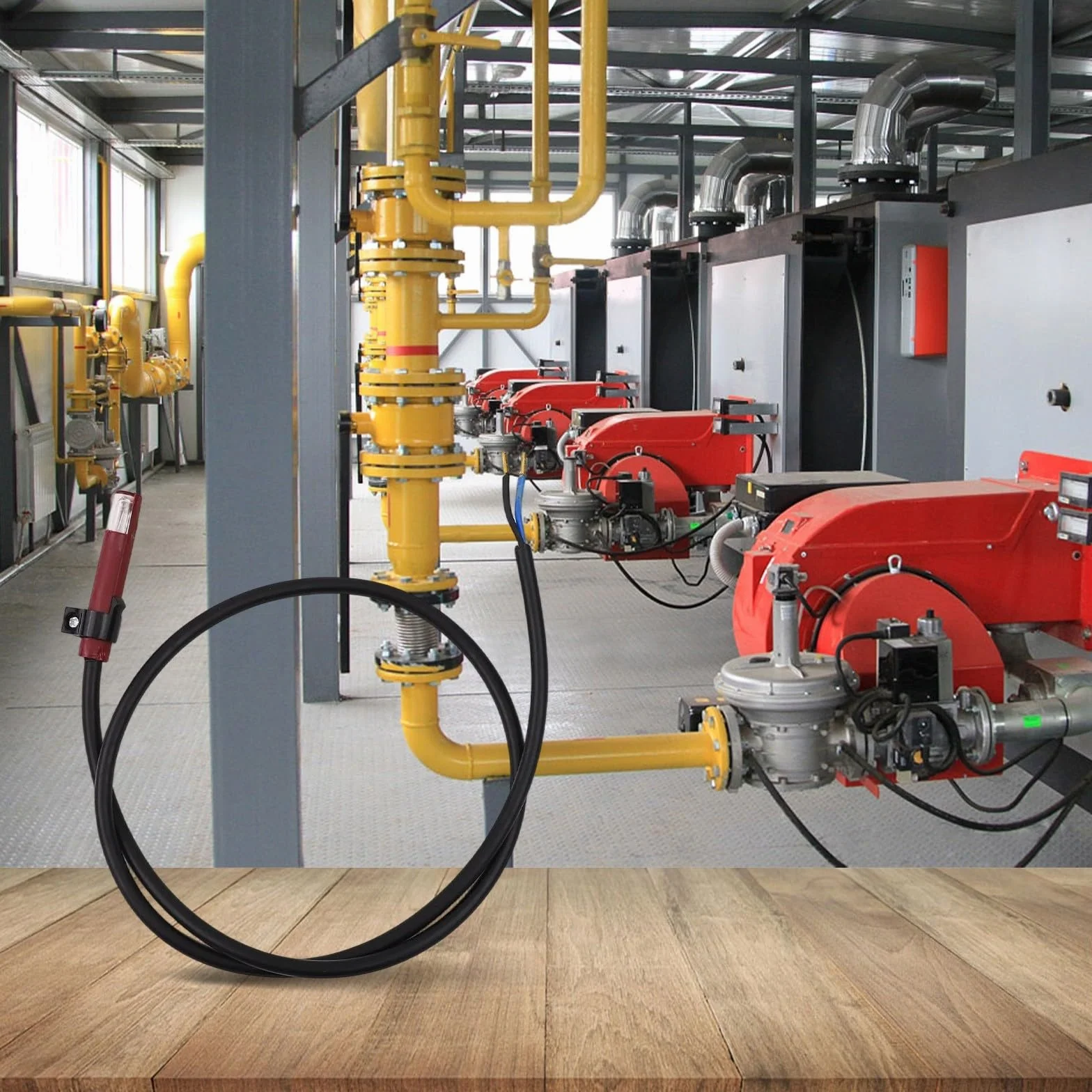 Rilevatore di fiamma industriale con fotoresistenza sensore fotocellula oculare elettrico, parte di ricambio QRB1 per rilevazione di fiamma nei sistemi di controllo