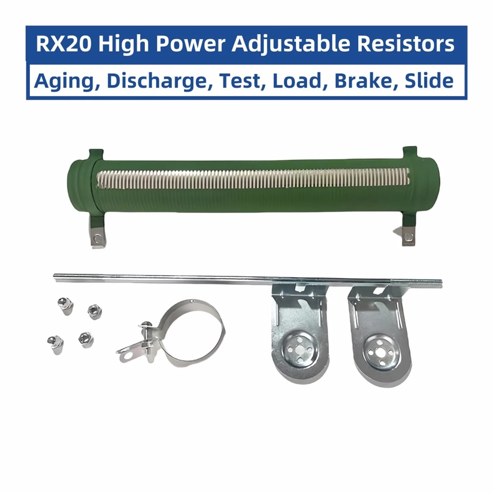 25W~10KW 100W 500W 1000W Resistenza a filo variabile regolabile ad alta potenza(1000W 10 ohm)