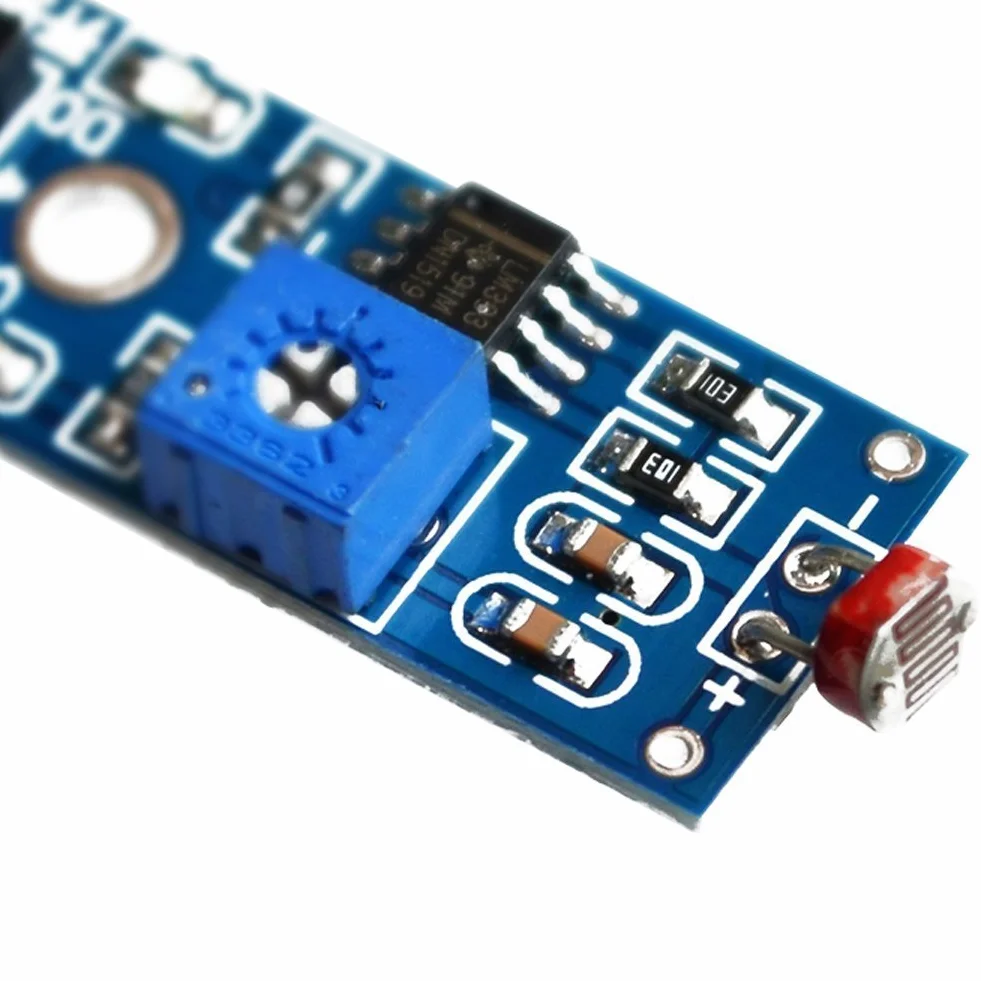 DollaTek Fotoresistenza 10Pcs Modulo sensore di intensità della Luce Digitale Fotoresistenza per Arduino Uno