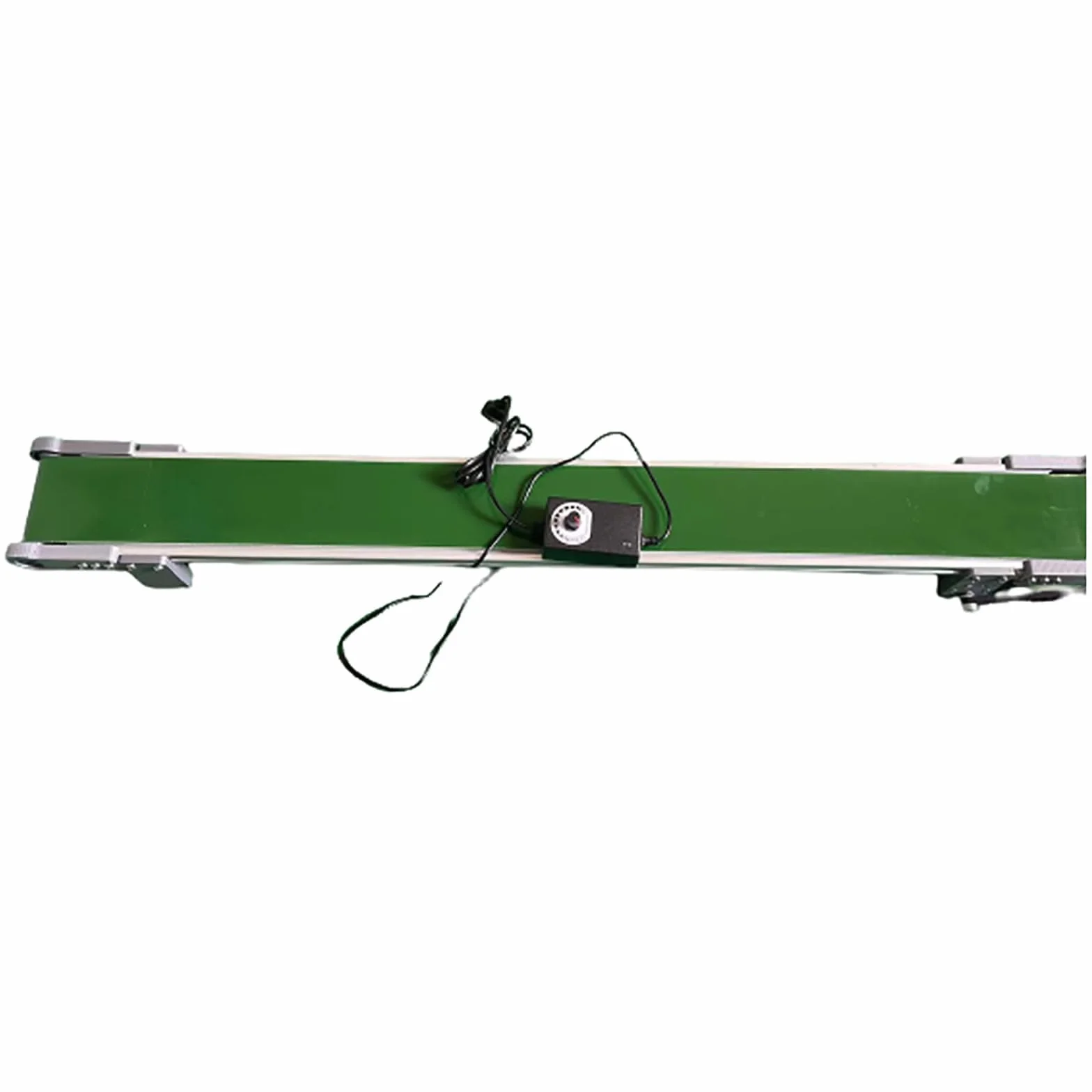 Nastro trasportatore da tavolo 10 * 1000MM, piccolo nastro trasportatore automatico, funzioni avanti, indietro e pausa, velocità di rotazione 116 giri/min, esperimento scientifico popolare sull'attrit