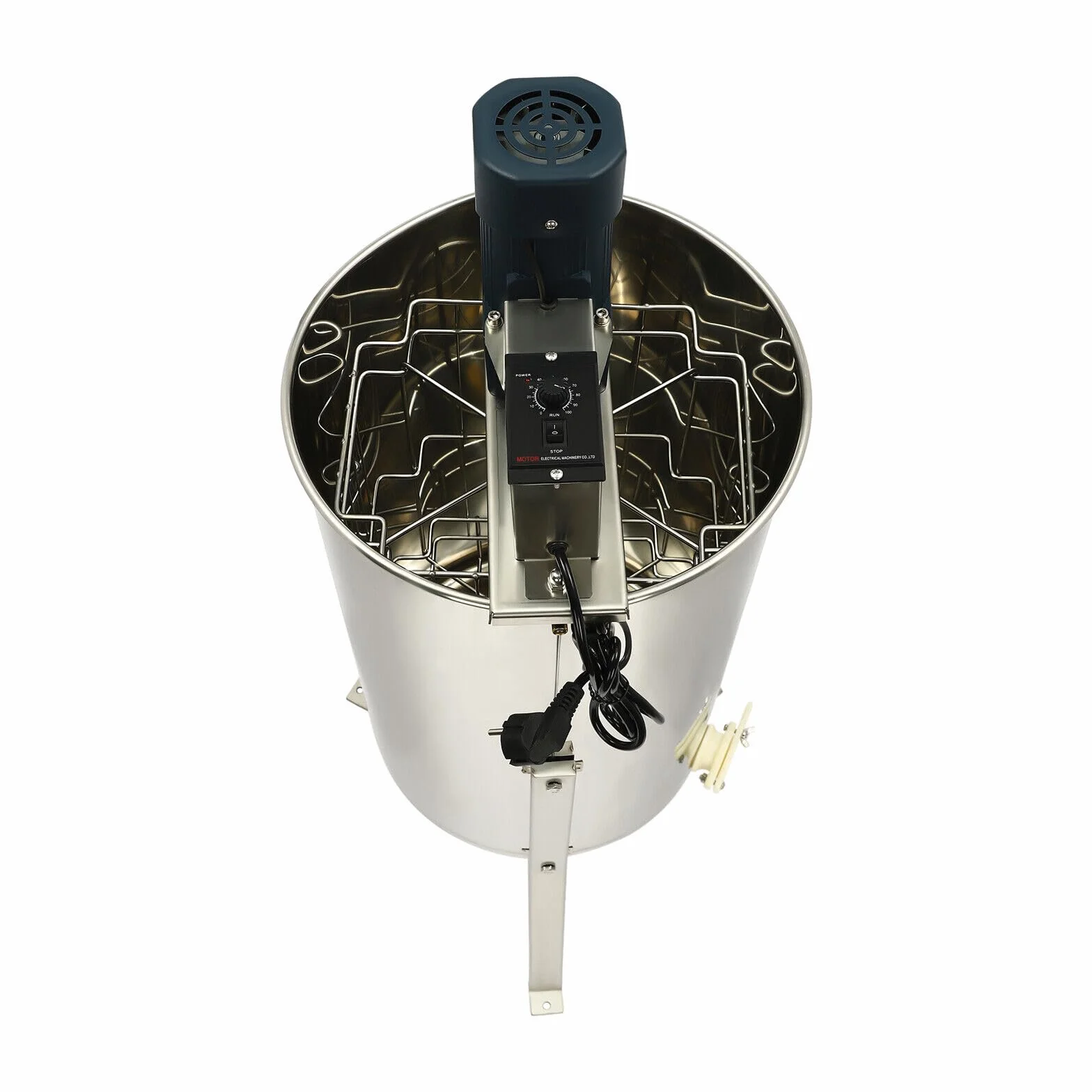 centrifuga elettrica da 140 W, in acciaio inox, estrattore di miele professionale, per apicoltori e apicoltori apicoltori apicoltori 370 Rpm