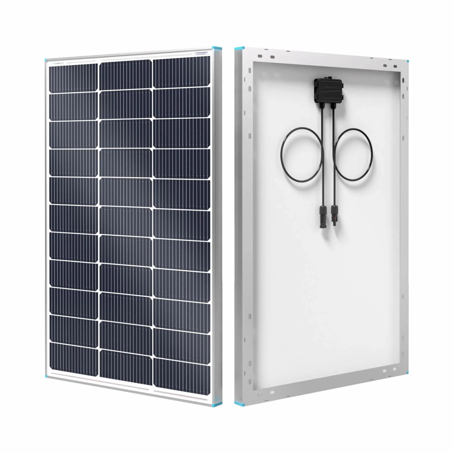 Renogy Pannello solare tipo N 16BB 100W, pannello solare 12V 100 Watt 25% ad alta efficienza, caricatore di alimentazione modulo fotovoltaico per camper, batteria agricola sul tetto marino e altre