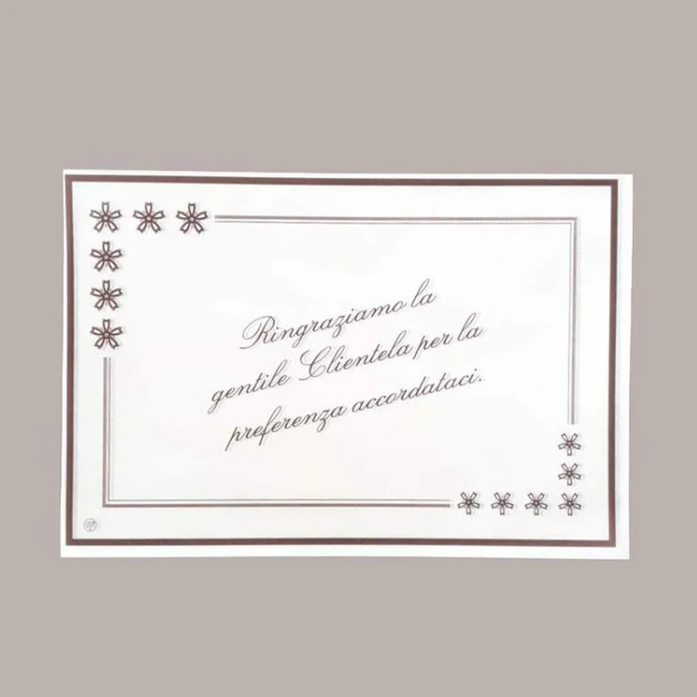 Lucgel Copri Vassoio in Carta Pergamino Antigrasso 120x180mm - 1000 pezzi -