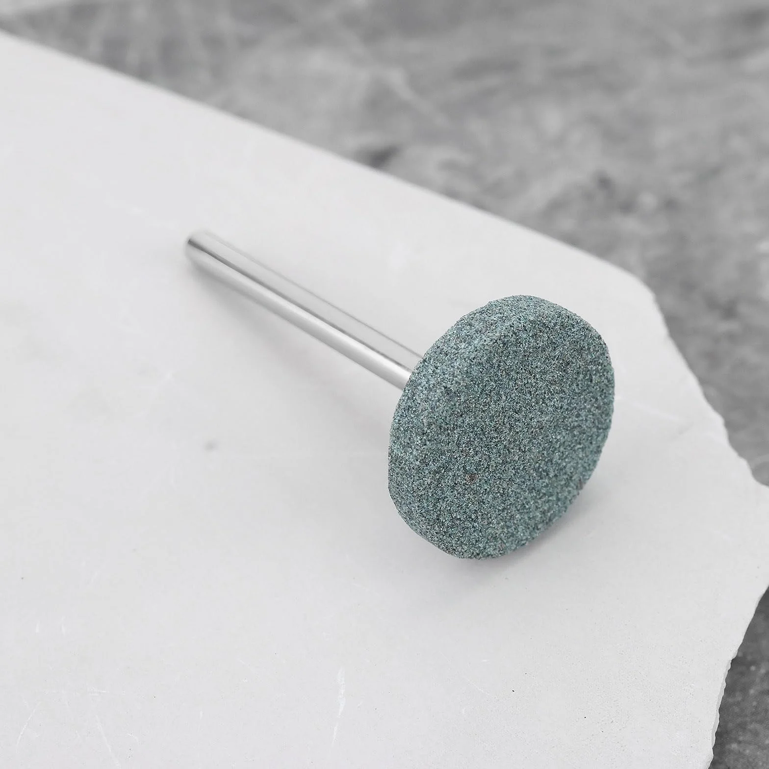 10 Pezzi Di Mole Abrasive In Carburo Di Silicio Da 20 Mm Con Gambo Da 1/8 Compatibile Con Dre-Mel