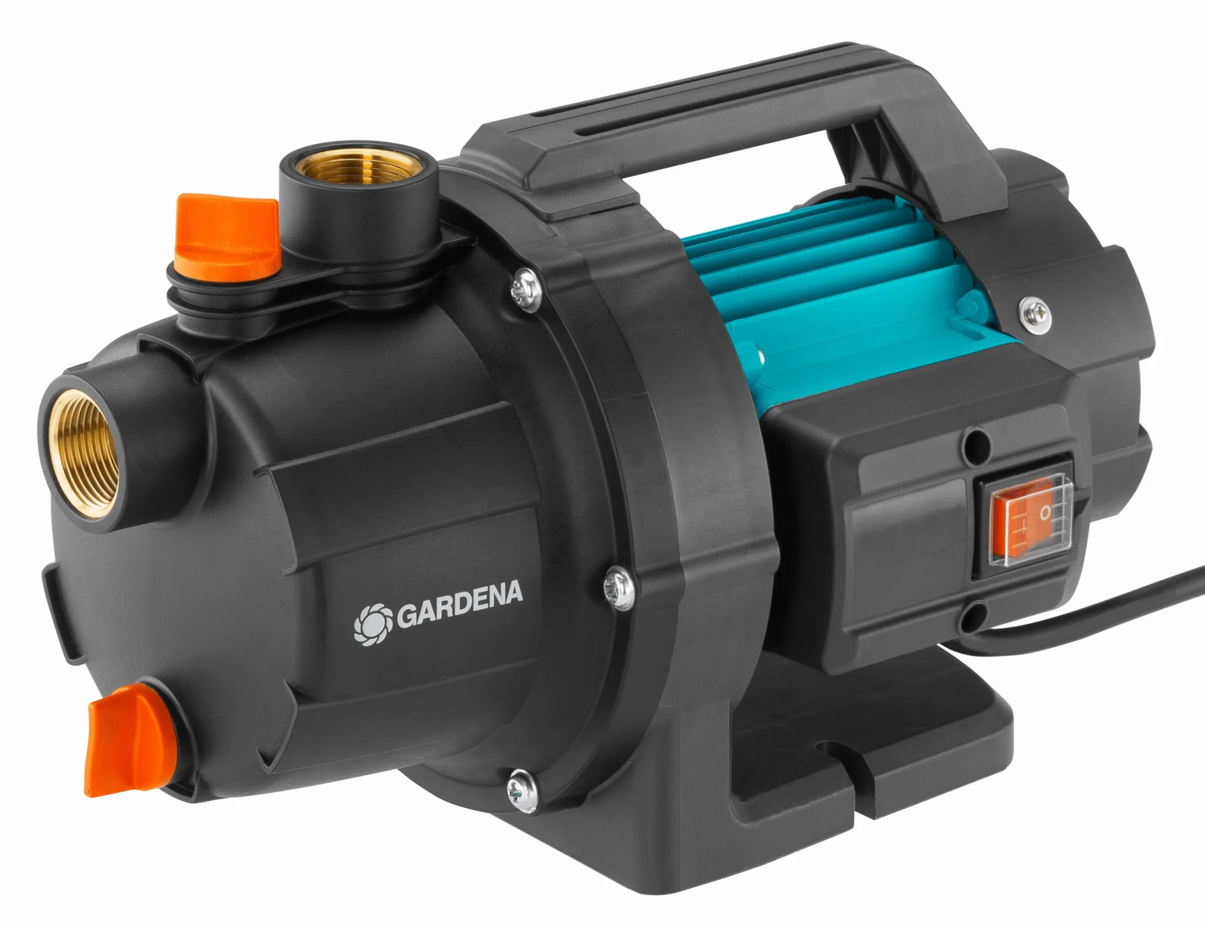 Gardena Pompa da Giardino 3700/4 P Basic: Pompa di Irrigazione con Portata da 3700 l/h, Potenza 800 W, Albero in Acciaio Inox, l’involucro in Ghisa, Possibile Collegamento Irrigatore (9015-47)