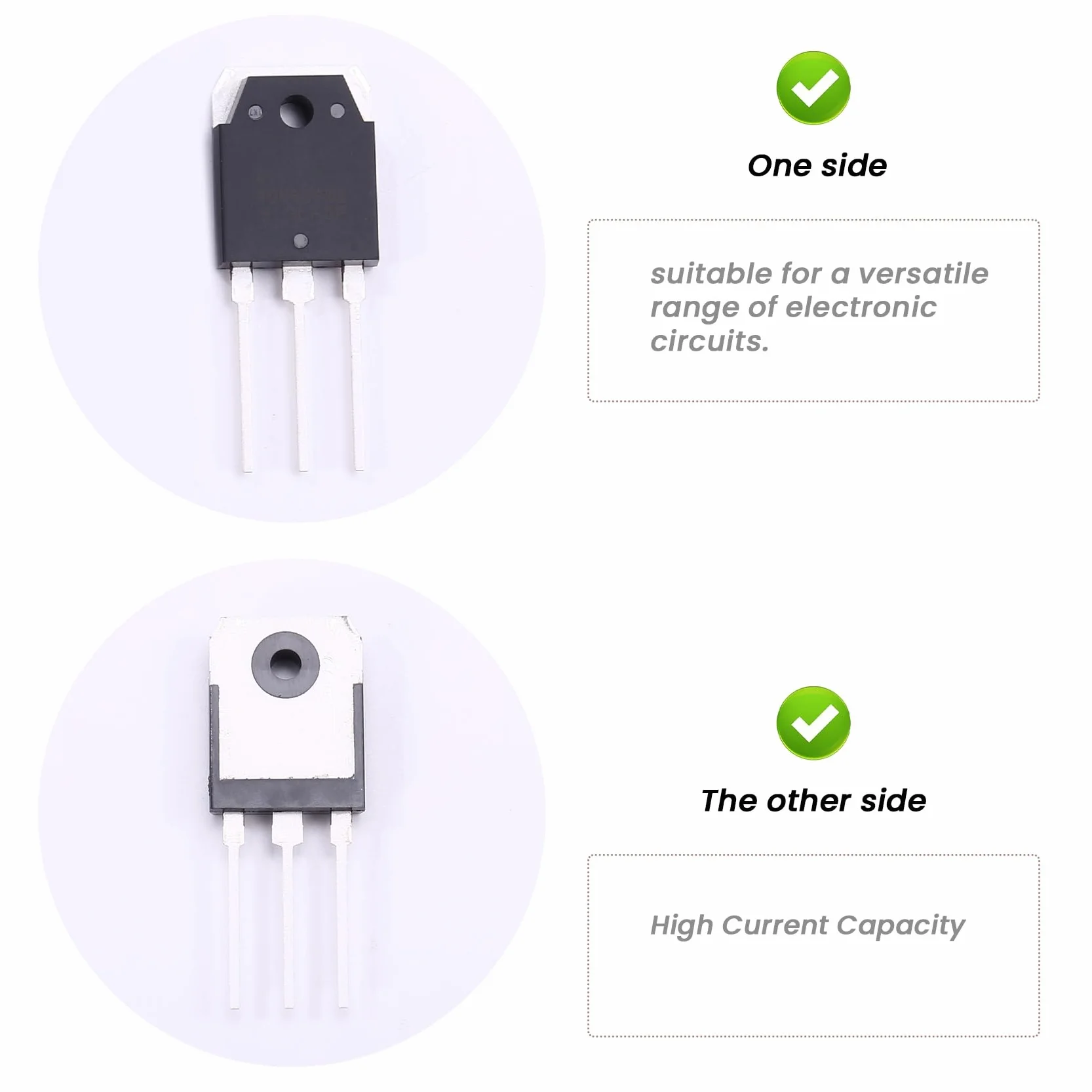 5 pezzi 40N60FD2 SGT40N60FD2 SGT40N60FD2PN 40A 600V Transistor TO-3P – Alta efficienza e commutazione rapida