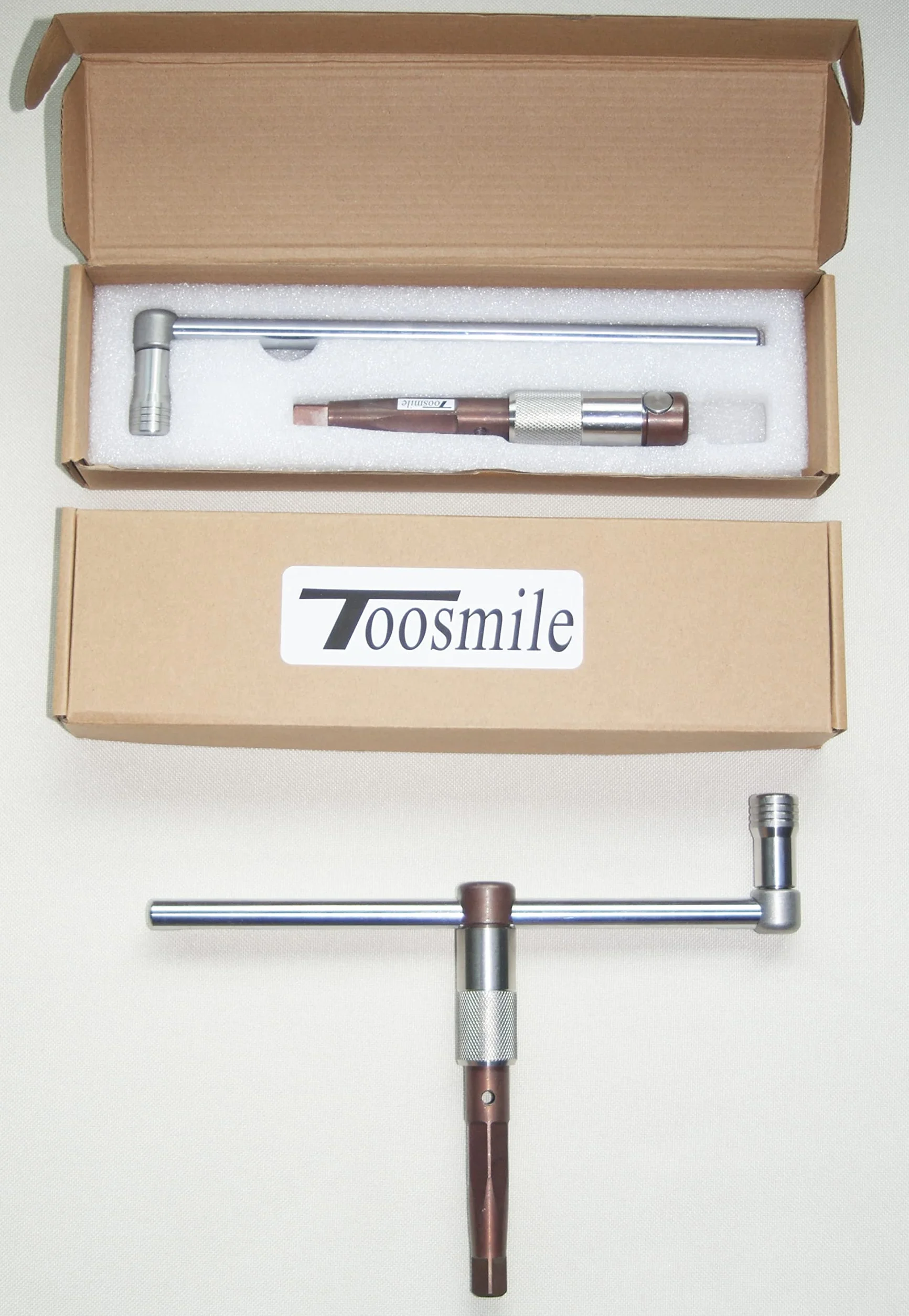 Chiave mandrino tornio, Toosmlie, 7/16 pollici, quadrato 11 mm, coppia regolabile, acciaio legato, forma a T, risparmio di manodopera veloce grande potenza, fresatrice di lavorazione
