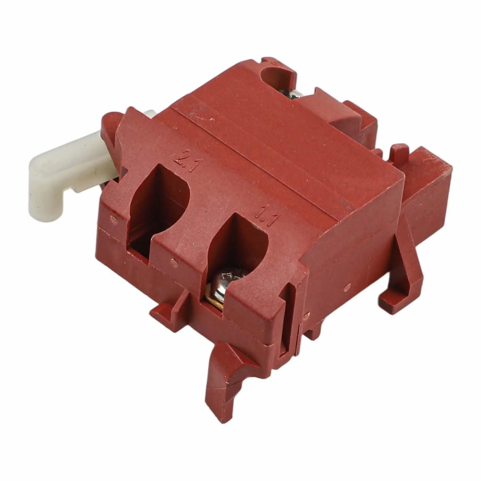 Interruttore in plastica rossa, per smerigliatrice angolare Bosch PWS 6-115, PWS 7-115, PWS 7-125, PWS 5-115, PWS 550, GWS 7-125, pezzo di ricambio