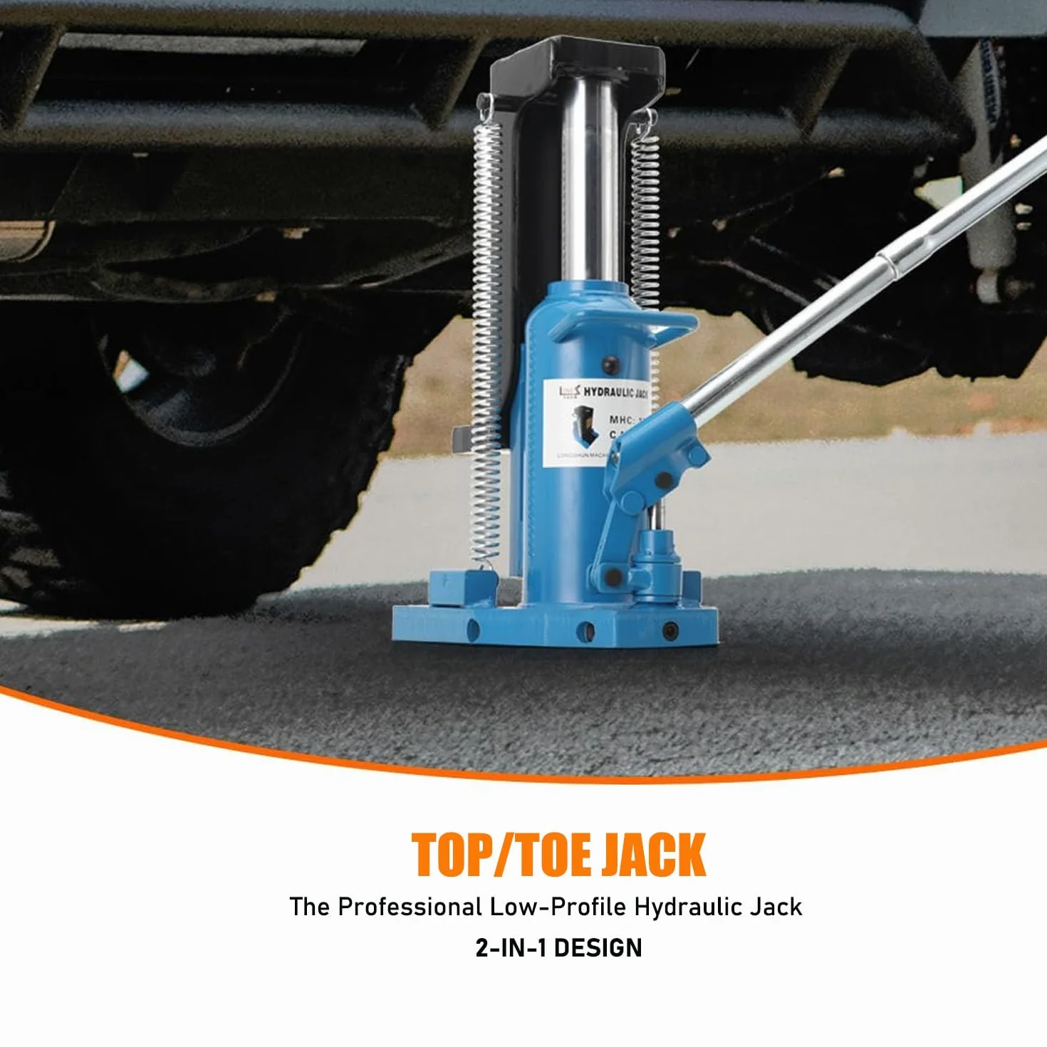 Hydraulischer Wagenheber, 5 ton/ 10 ton Martinetto Idraulica Toe Jack da Macchina Lift, Cric Idraulico a Bottiglia Sollevatore per Auto, Paesaggistici e Agricoli
