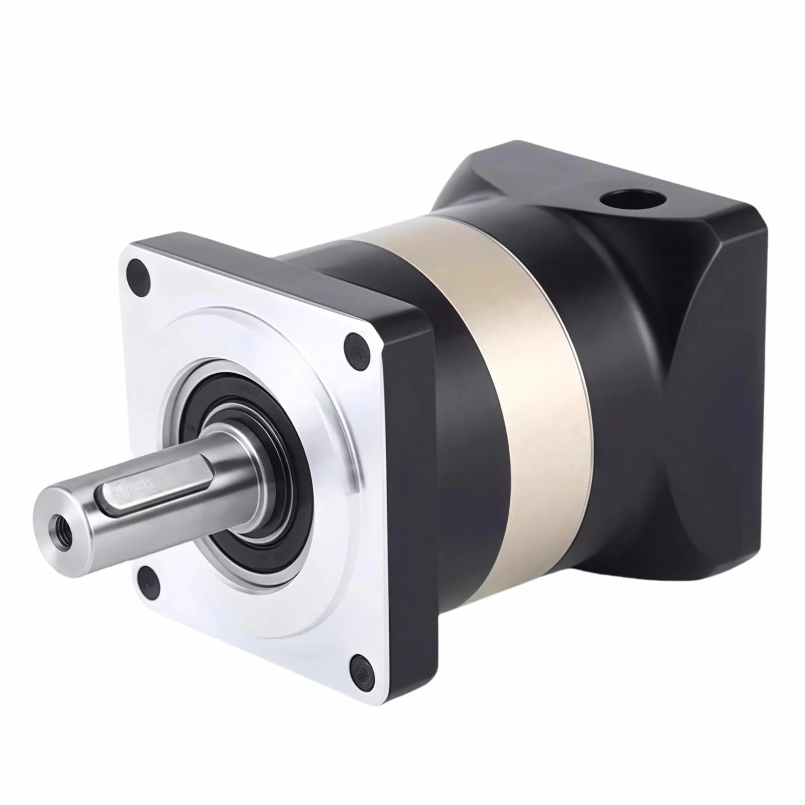 Riduttore di Velocità con Ingranaggi Planetari Testa Riduttore Rapporto 5:1 Precarico <= 7 arc-min per Albero di Entrata 19mm Motore Servo 80mm, Riduttore Planetario 3500RPM per Tornio CNC
