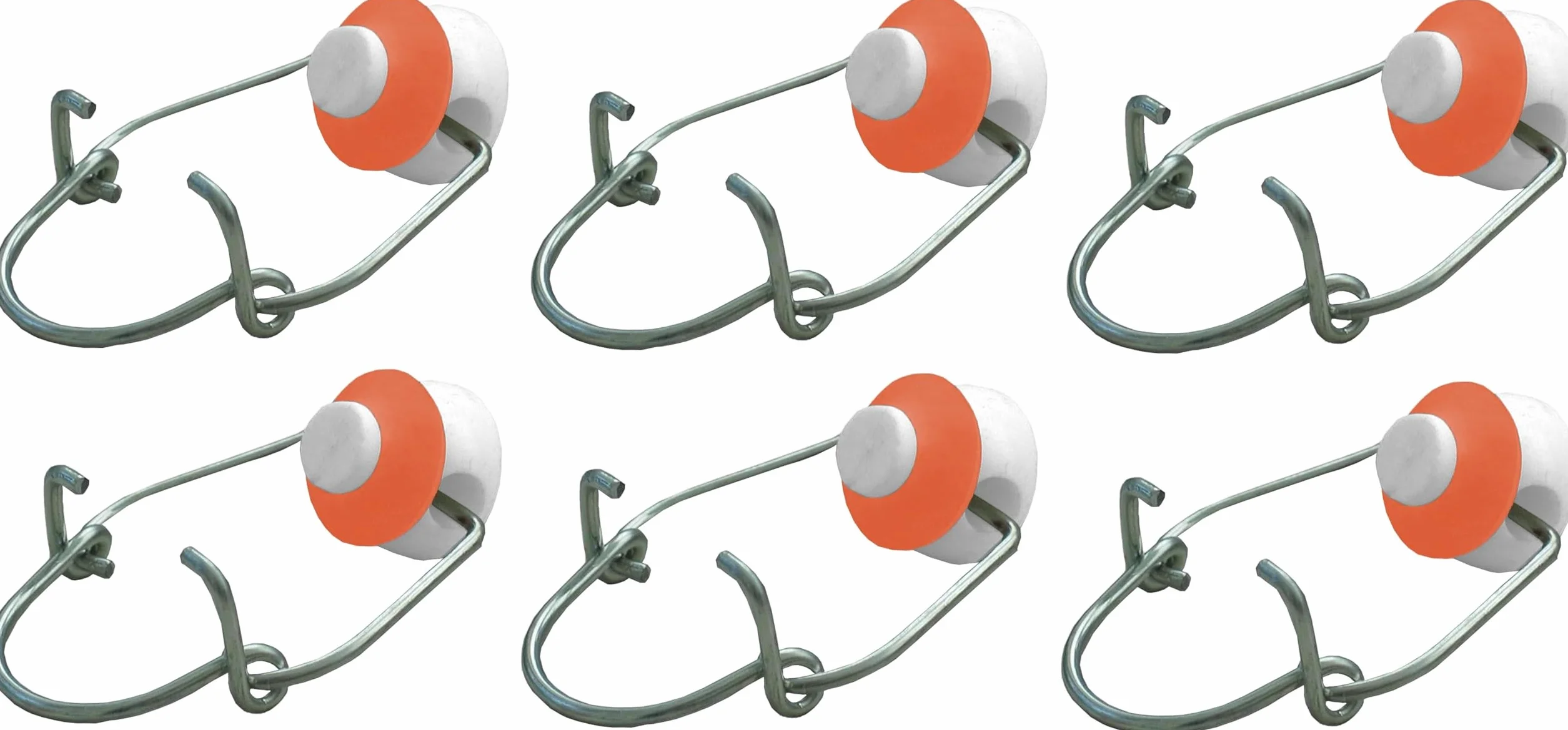 Tappo Meccanico per Bottiglie di Vetro con Guarnizione 4 cm 2,5x2,5x2h cm 6 Pezzi
