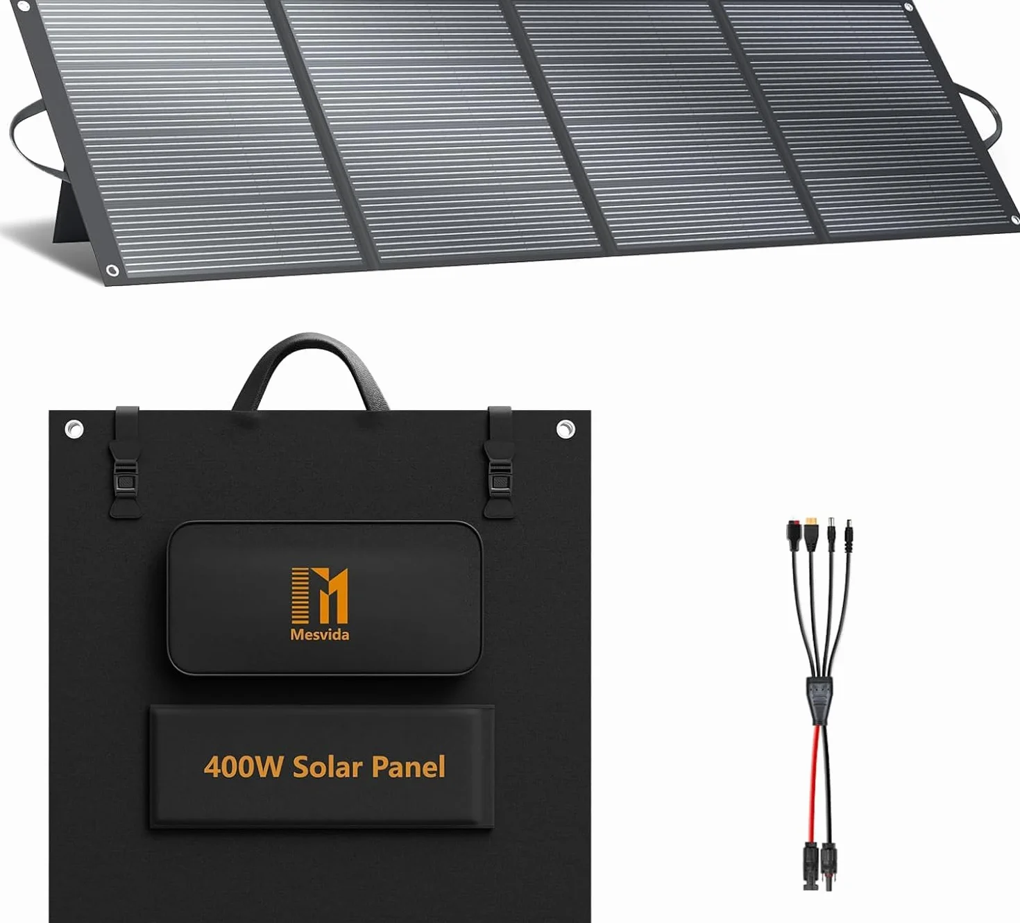 Pannello solare pieghevole 400W IP68 impermeabile uscita MC4 41V