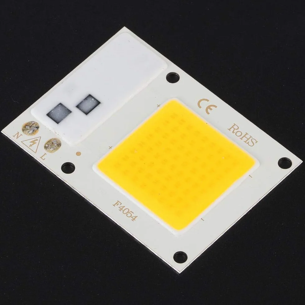 Fdit Chip LED COB 20W 220V Alta Potenza, Sorgente Luminosa Bianco Caldo per Illuminazione a Risparmio Energetico