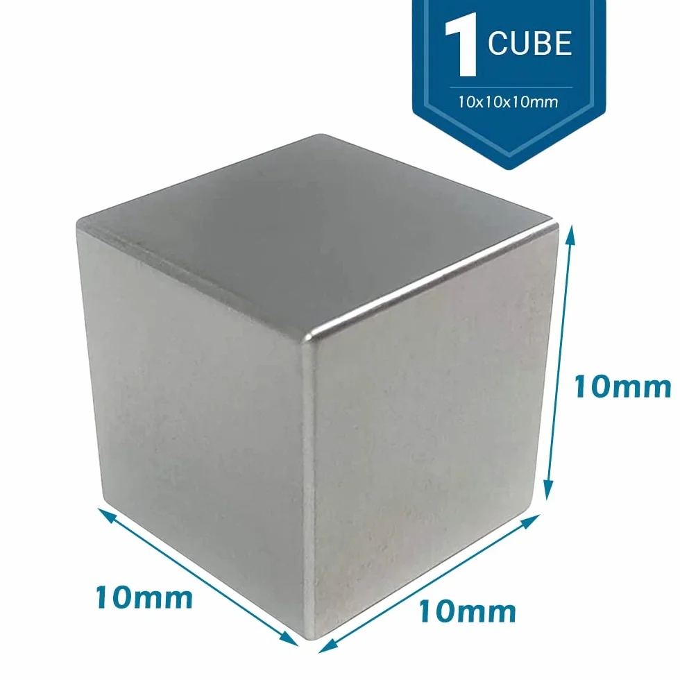COYOUCO Cubo di tungsteno Cubi di densità in Metallo Puro Cubo di Elementi ad Alta densità per Collezioni di Elementi Esperimenti di Laboratorio Hobby dei Materiali,10 * 10 * 10mm