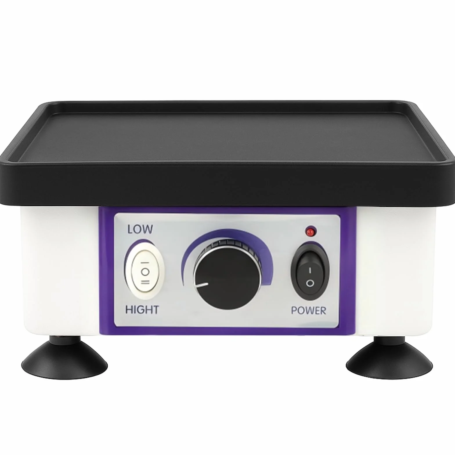 Piastra vibrante per gesso,8" x 6"Oscillatore dentale,120W vibratore dentale,piastra vibrante elettrico a velocità regolabile,laboratorio odontotecnico per miscelare gesso e modelli fusione