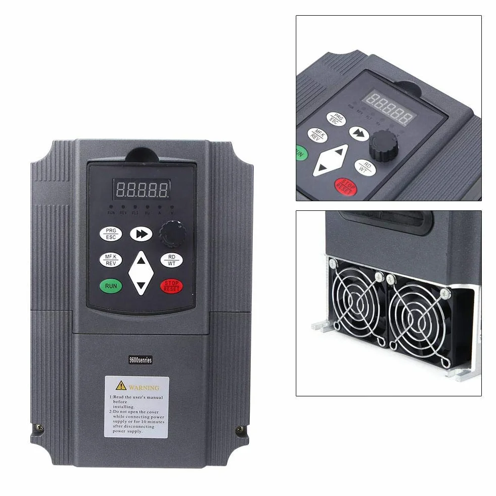 9000-3T-01100G Driver a frequenza variabile, 11KW 380 V AC VFD Inverter, mini inverter trifase universale con controller integrato PID