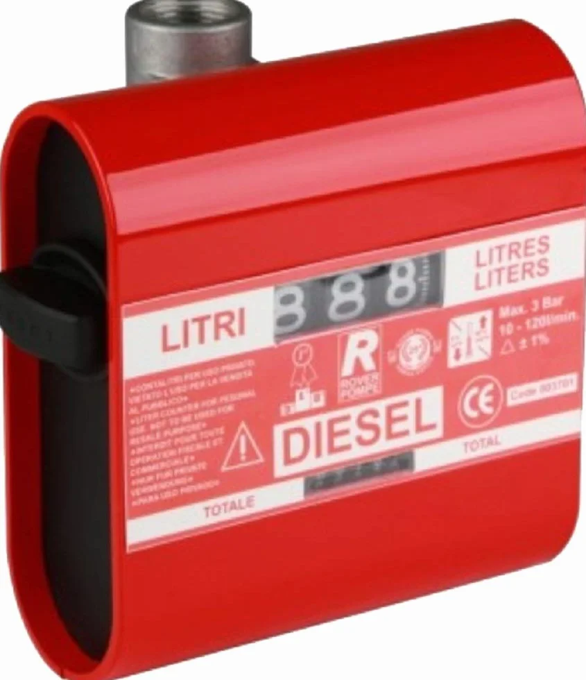 Contalitri per gasolio Portata 10:12 lt/min