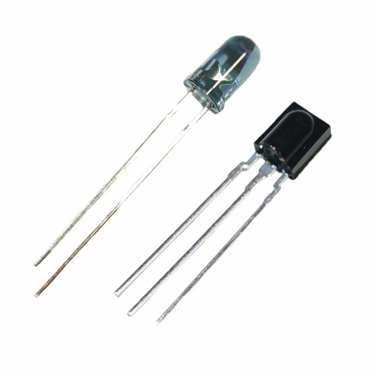 10 moduli ricevitore IR (5 pezzi TSOP38238+5 pezzi TSAL6200) e ad alta potenza a infrarossi diodo emettitore 5 mm 940 nm.