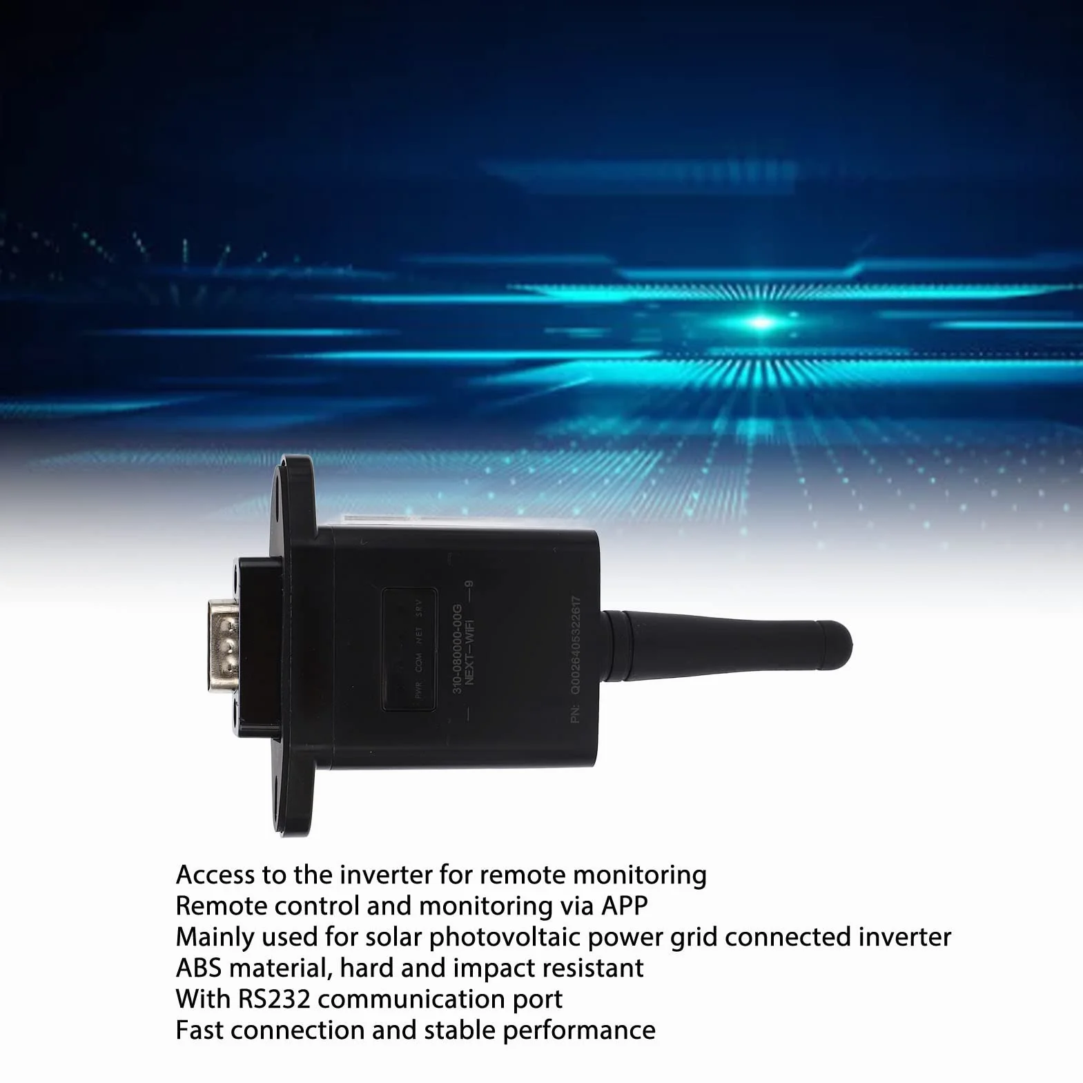 Modulo Wi Fi per Inverter Solare Applicabile Alle Serie SM/VM/MAX e Altri Modelli Wi Fi, Interfaccia di Comunicazione RS232 Inverter Connesso Alla Rete per la Generazione di Energia Solare