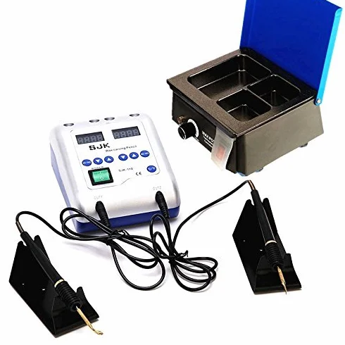 Spatola elettrica per odontotecnico dental electric waxer with 2 pencil 6 tips + Riscaldatori di cera odontoiatrico 3 scatole di Levin dentale