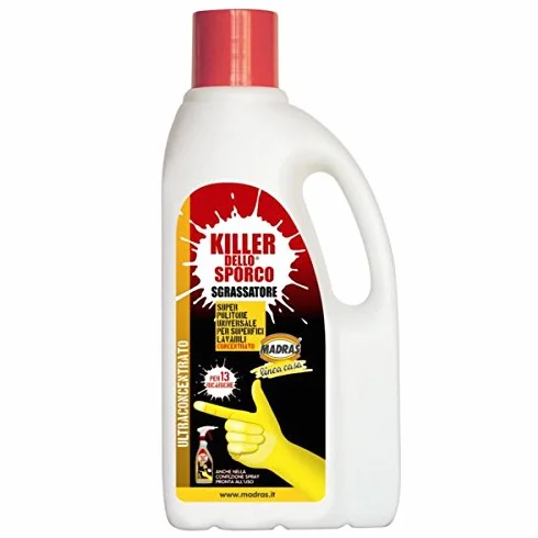 "KILLER DELLO SPORCO" LT 1 MADRAS - SGRASSATORE CONCENTRATO 1 FLACONE