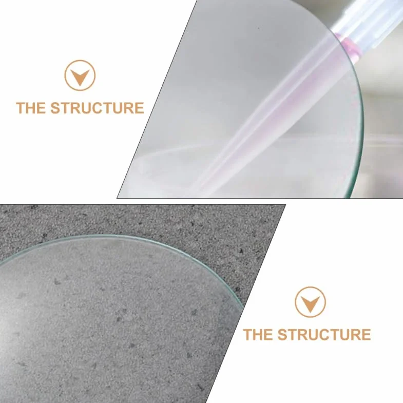 Copertura per Becher in Materiale Sintetico 10 Pezzi, per Esperimenti Chimici e Uso in Aula, Funziona come Evaporatore e Contenitore