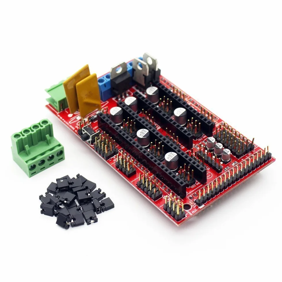 ICQUANZX RAMPS 1.4 Shield 3D Printer Controller per Arduino Reprap Prusa Mendel