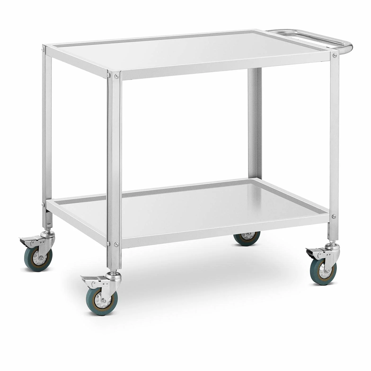 Royal Catering RCGW 12 Carrello di servizio - 2 ripiani - 80 x 57 x 3,5 cm - Distanza tra ripiani 53 cm - 100 kg - Royal Catering