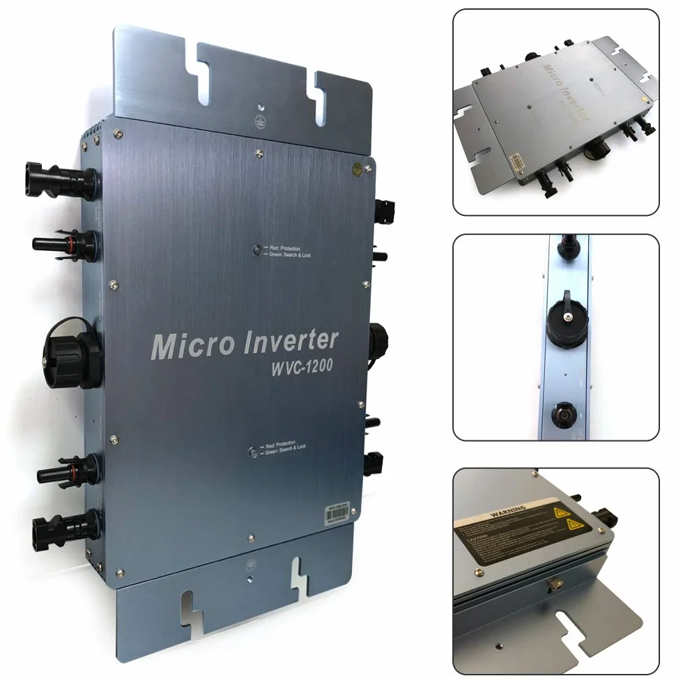 WVC-1200 Microinverter Solare 1200 W IP65 Impermeabile