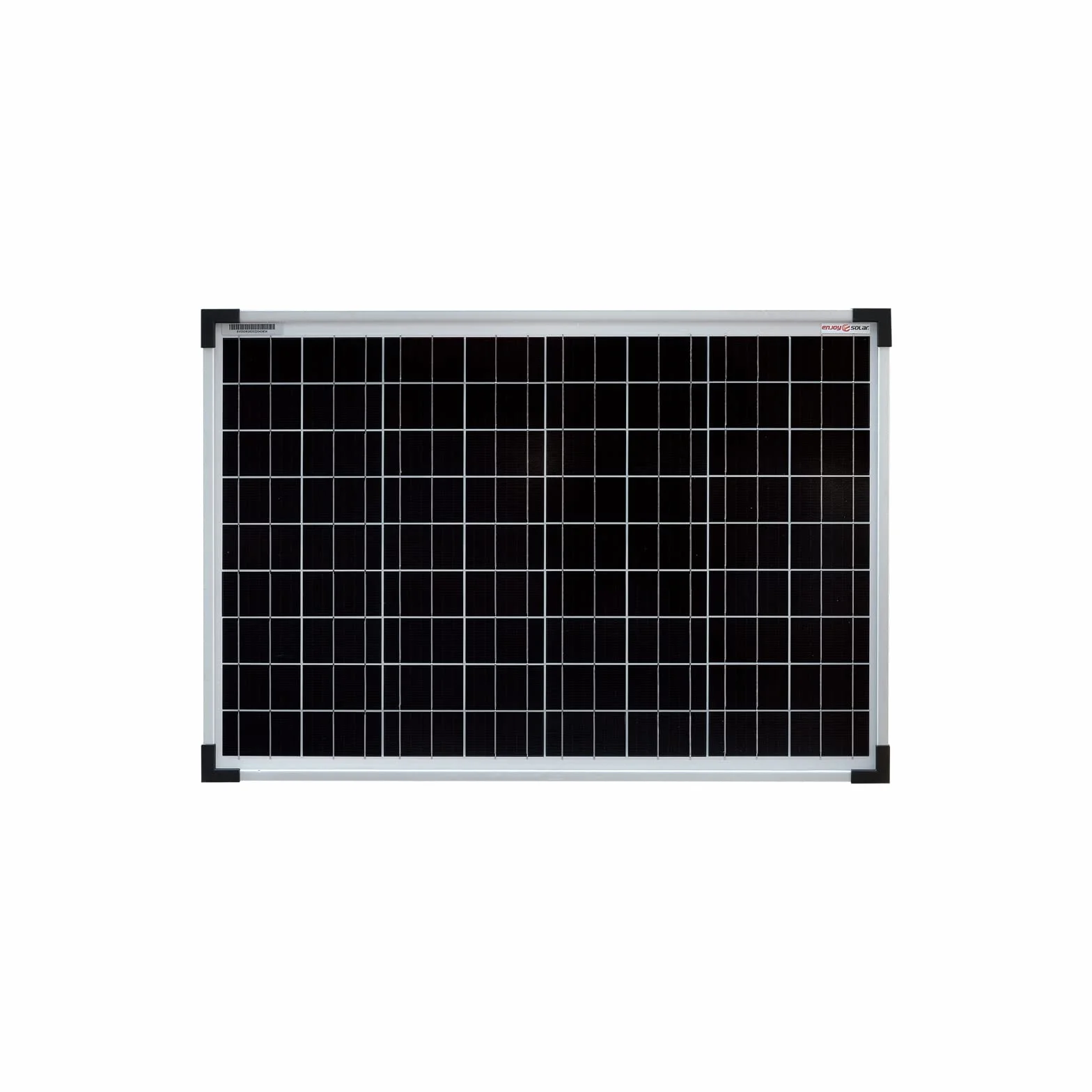 enjoy solar Pannello Solare monocristallino fotovoltaico da 50W 36V ideale per camper, barche, yacht e piccole aree