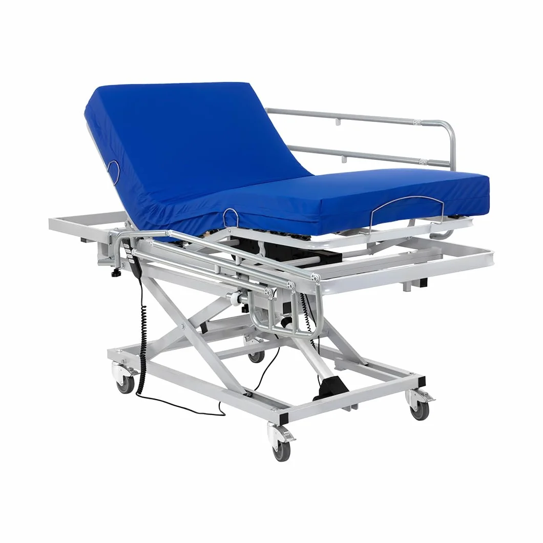 Geriafy - Letto Ospedaliero Regolabile in Altezza con Sponde Letto e Materasso Sanitario (90x190)