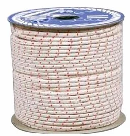 FUNE in NYLON da 5 mm CON SEGNALINO Rotolo Bobina da 5 Kg 250 mt