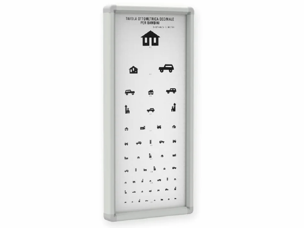 GIMA 27393 Ottotipo Non Luminoso Pediatrico, 3 M, Confezione 1 Pezzo