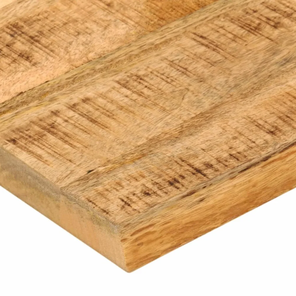 vidaXL Piano Tavolo 80x80x2,5 cm Legno di Mango Grezzo, Sostituzione Tavolo da Pranzo