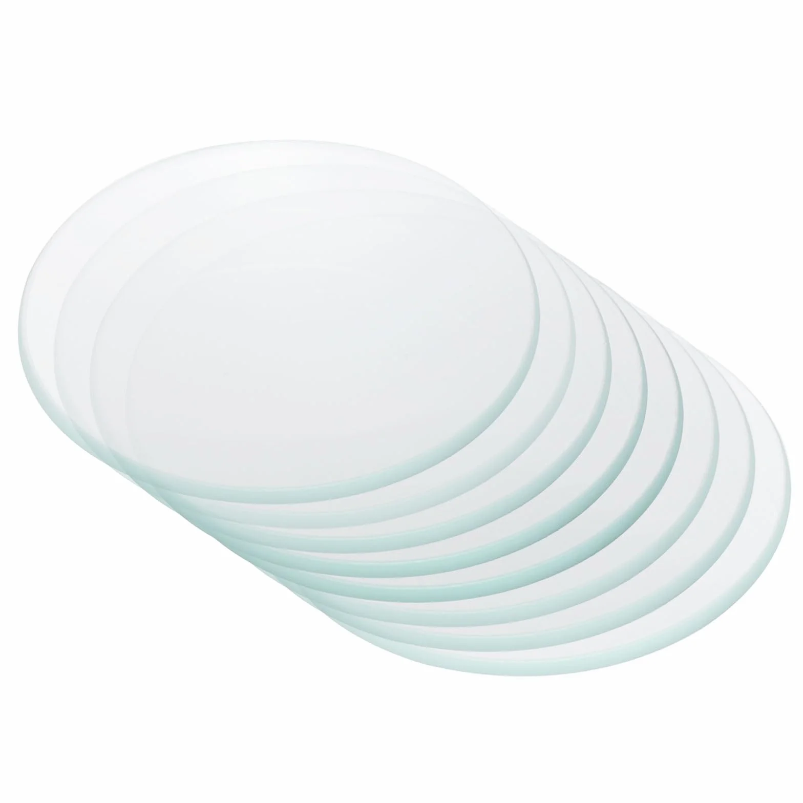 PATIKIL 50mm/2" Diametro Vetrino Orologio, 8 Pezzi Altamente Trasparente Bordi Lisci Smussati Copertura Ad Arco Per Becher & Matracci, Custodie Per Evaporazione, Materiale Laboratorio