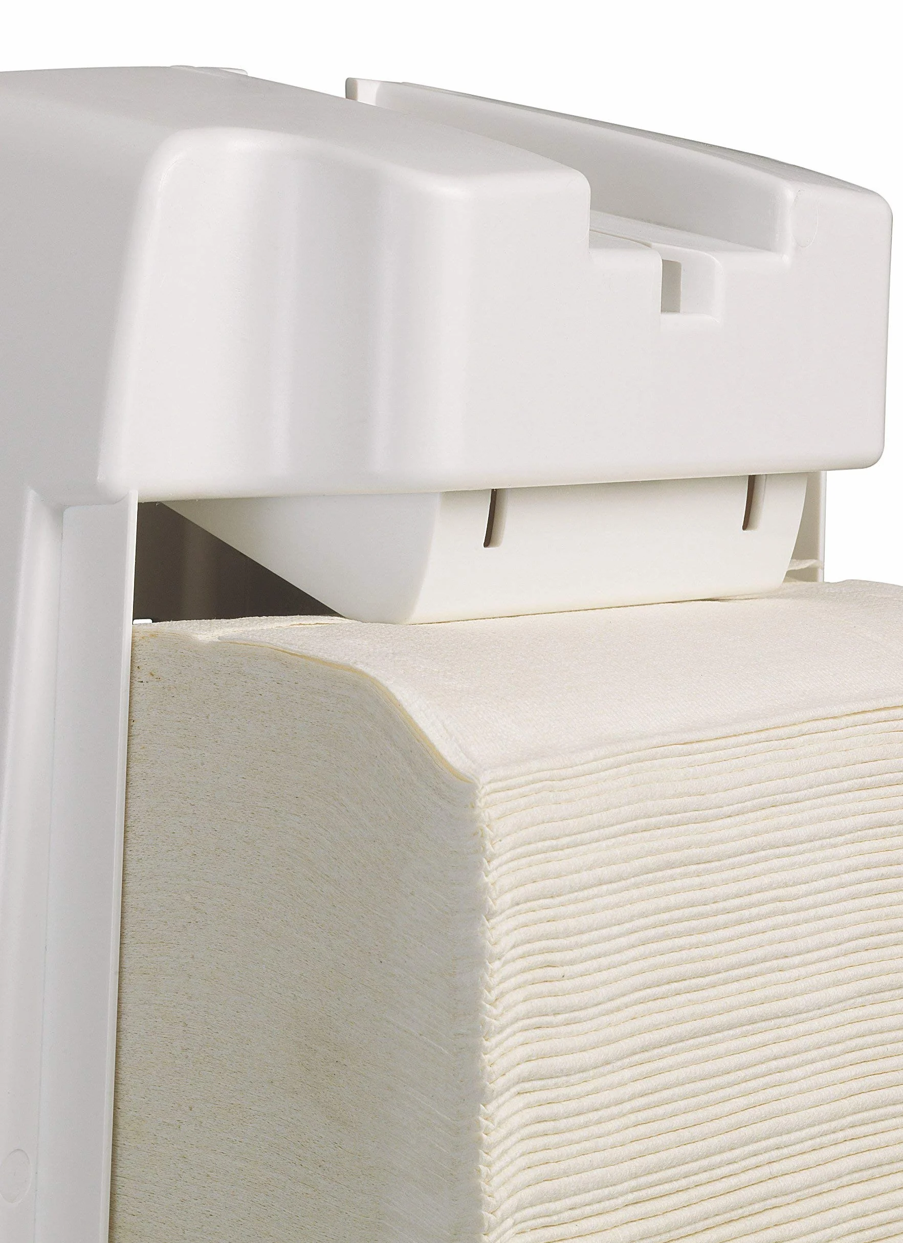 Aquarius Dispenser di asciugamani intercalati Aquarius 6945-1 dispenser di panni di carta bianco, Intercalato