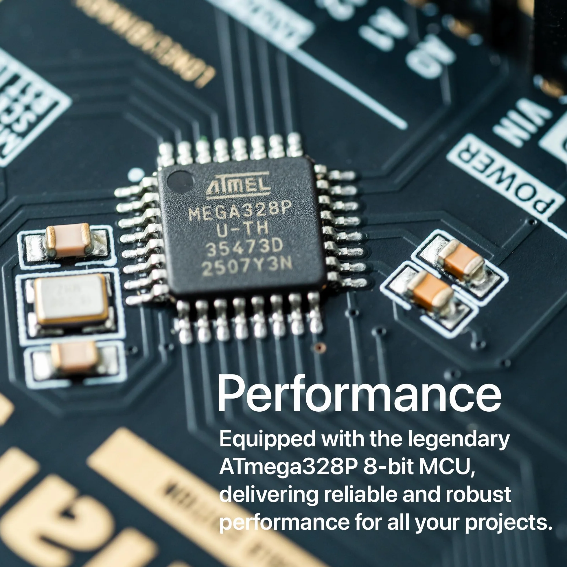 Lonely Binary UNO R3 Gold Edition - ATmega328P, ATMEGA16U2, scheda di sviluppo senza piombo con USB Type-C | Compatibile con Arduino IDE
