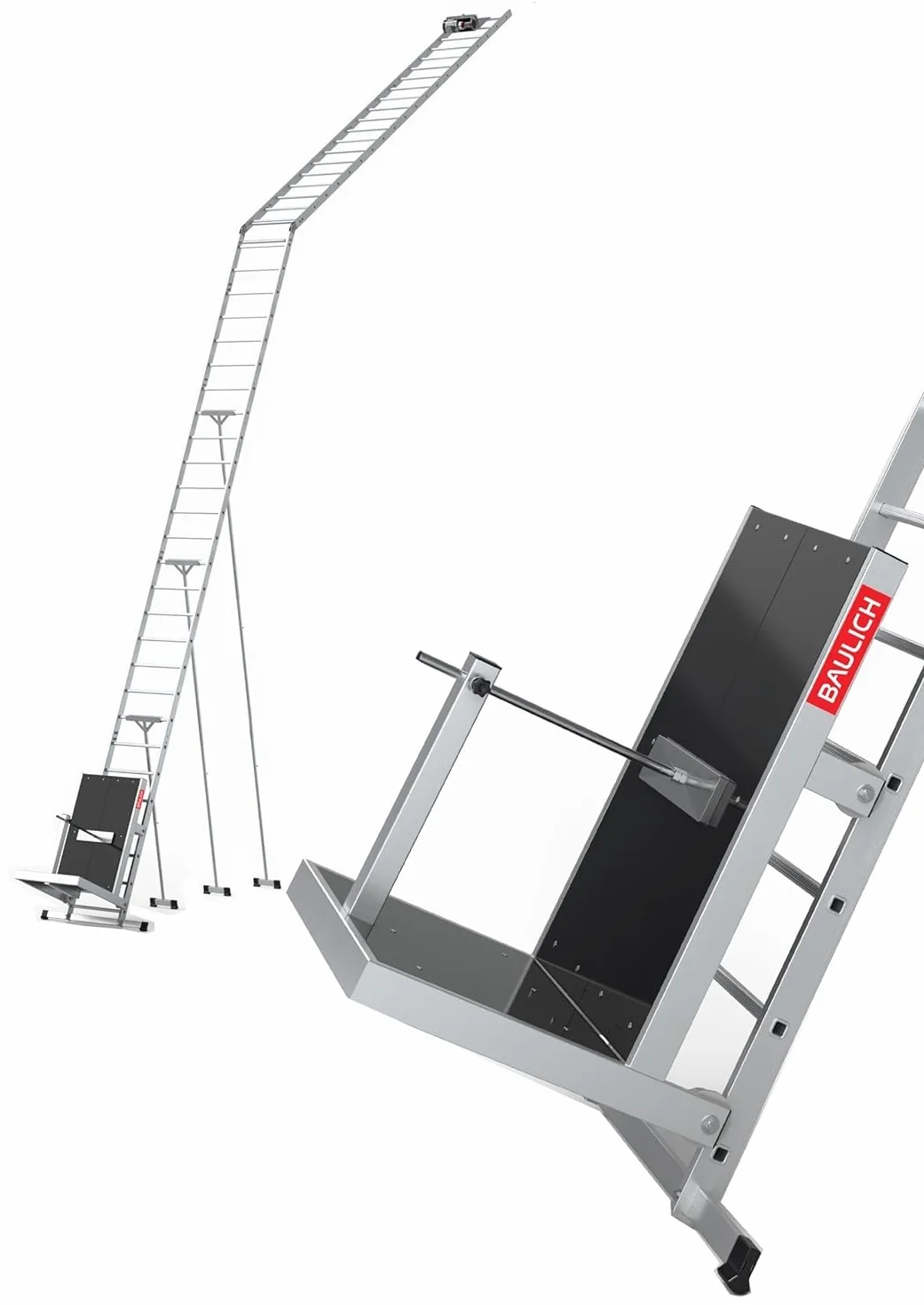 Ascensori per Pannelli Fotovoltaici - Altezza di Sollevamento 12 m - Portata Fino a 0,12 t - Dimensioni 63 x 1250 cm - in Alluminio Leggero