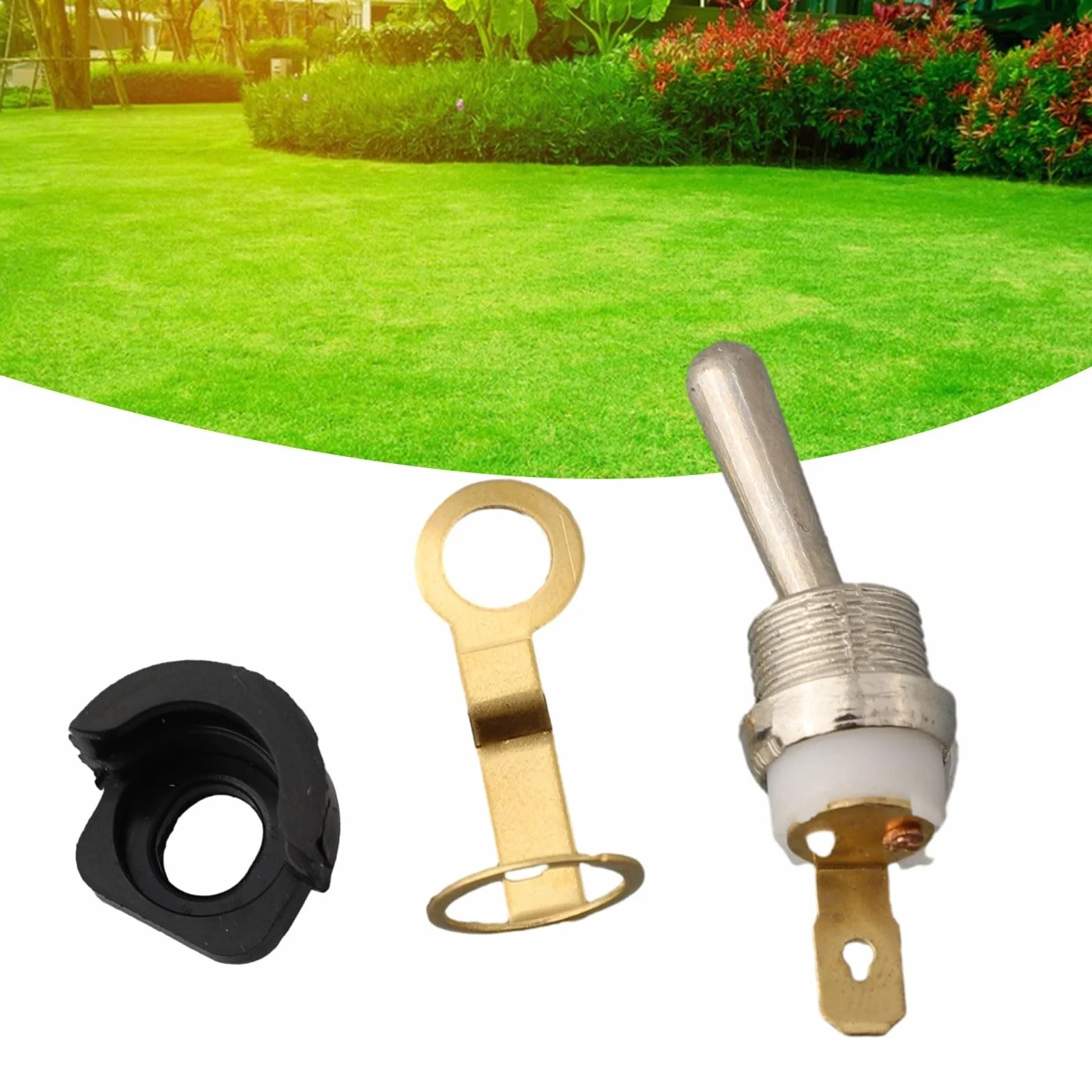Kit interruttore on/off per motosega con boccola adatto per modelli cinesi 4500 5200 5800, sostituzione diretta per manutenzione utensili elettrici