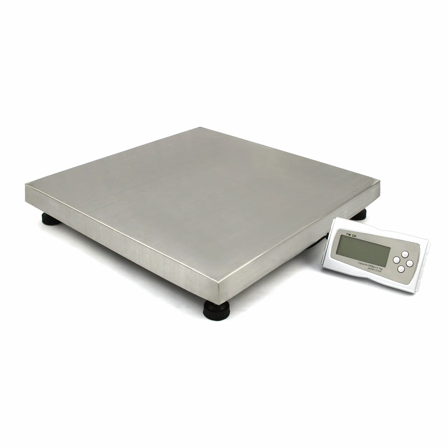 T-Mech - Bilancia Veterinaria 50 x 50cm per Pesare Animali Domestici e da Fattoria 300kg con Display LCD