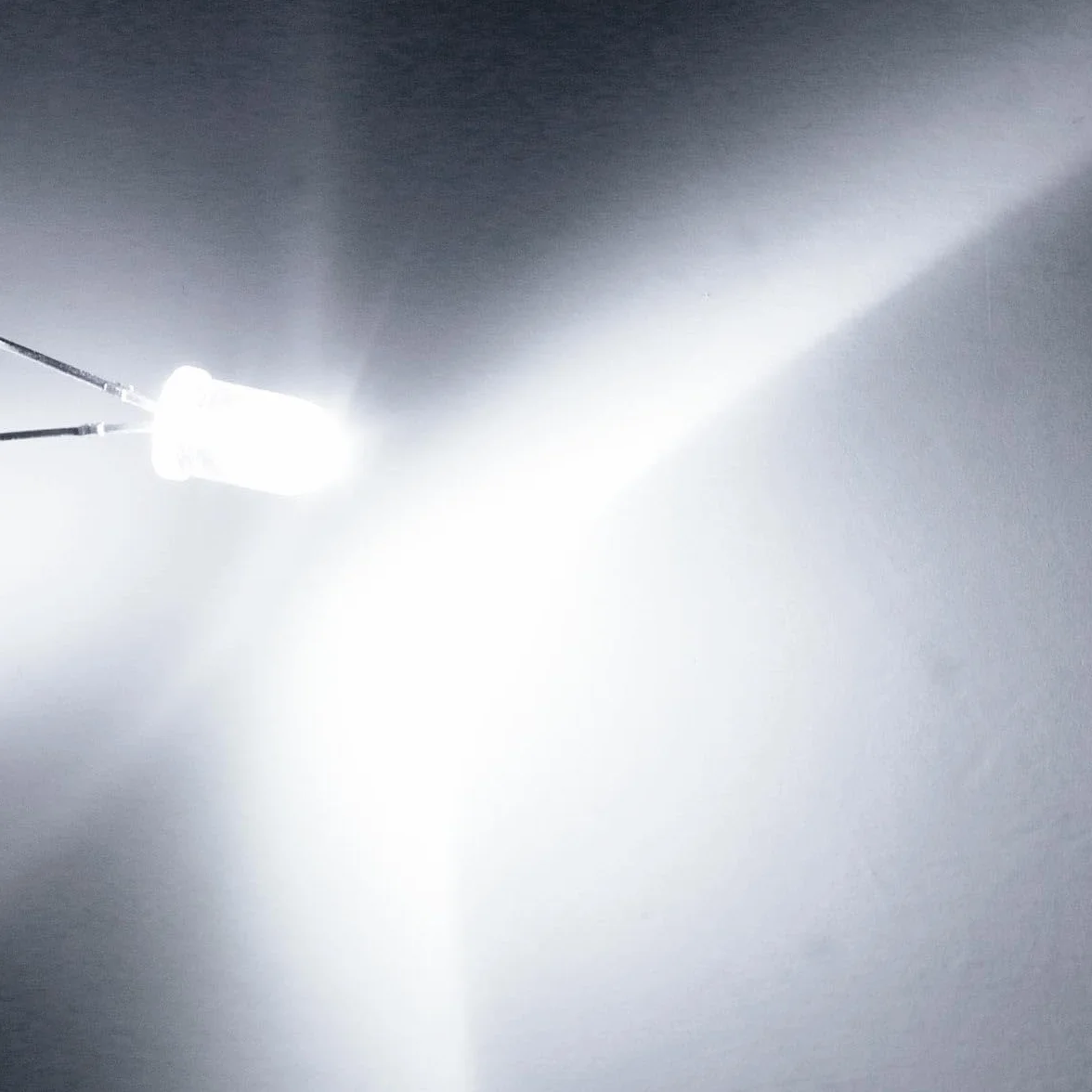 1000 LED 5mm Luce Diurna Trasparente Tipo WTN-3-20000nw, diodo emettitore di Luce, cablato, diodo Luminoso, Come componente