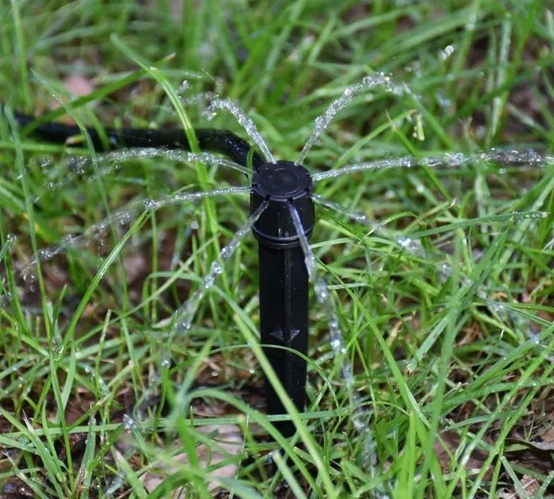 Irrigazione da giardino Irrigazione a goccia Gocciolatore regolabile Irrigazione ugello con O-ring for irrigazione di piante in serra 200 pezzi